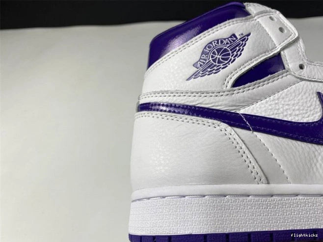 PURPLE RETRO JORDAN HIGH AIR 1 COURT CD0461-151 1208